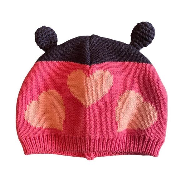 Made with Love by Place Pink Baby Hat 6 - 12 mths - Picture 1 of 3